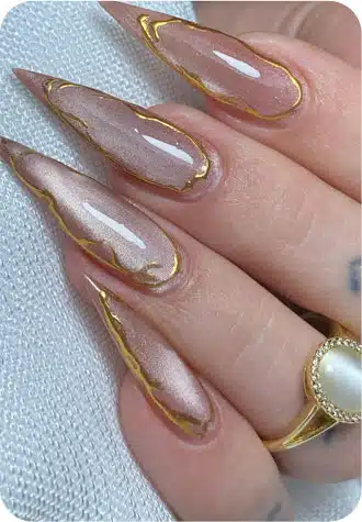 Aprés Gel-X nail design created at Element Nail Bar Arcadia